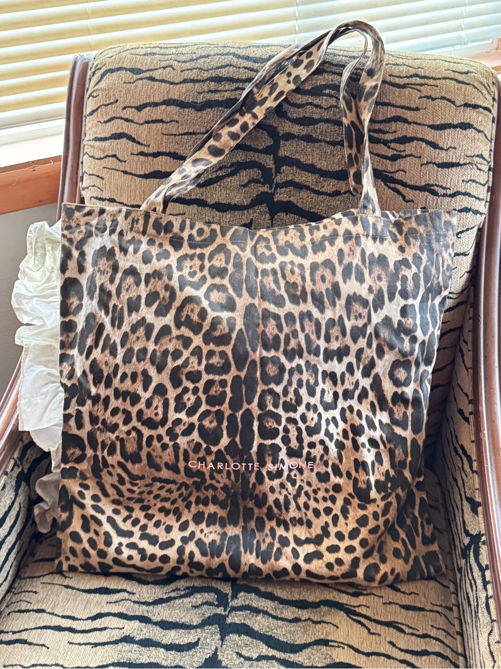 Charlotte Stone Leopard-Print Tote in Brown and Black